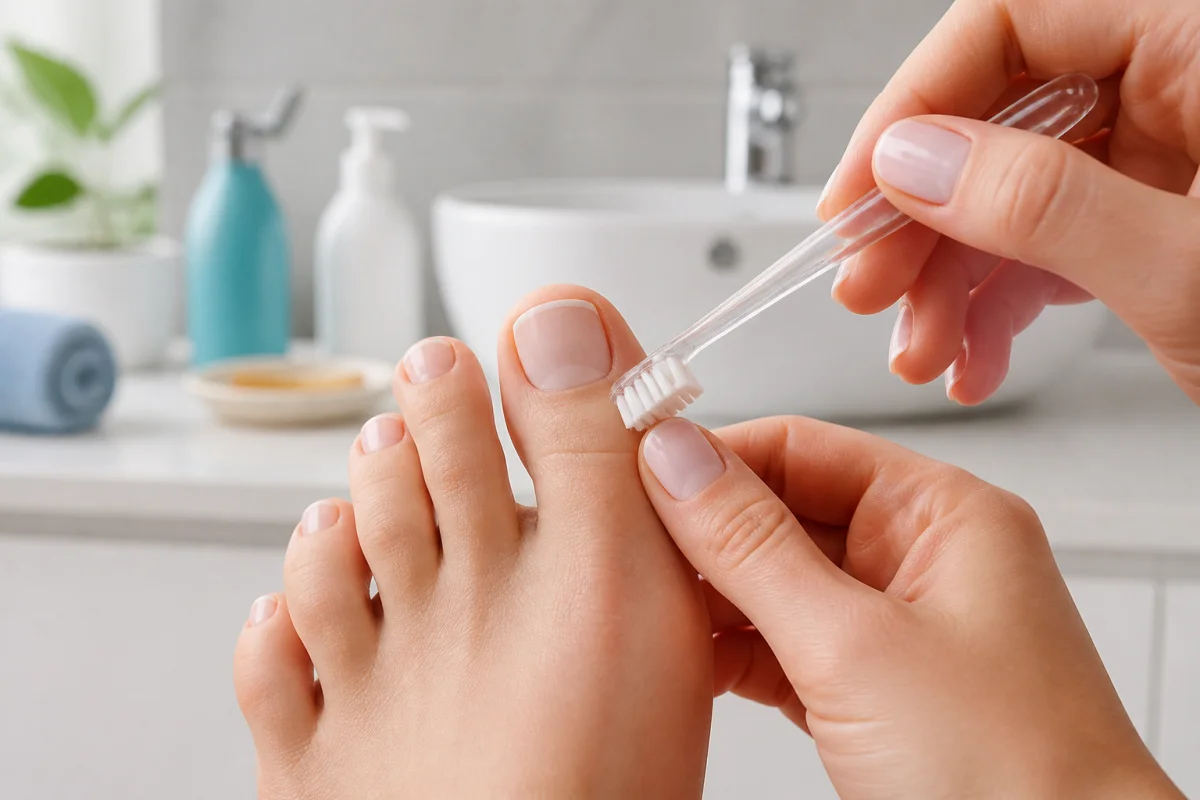 odeur sous les ongles de pieds