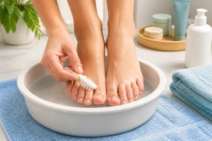 odeur sous les ongles de pieds