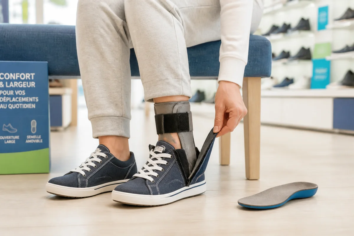 Chaussures adaptées à une attelle comment bien choisir